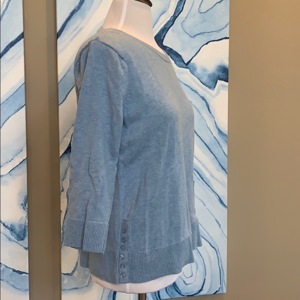 Appleseed petite cornflower blue sweater